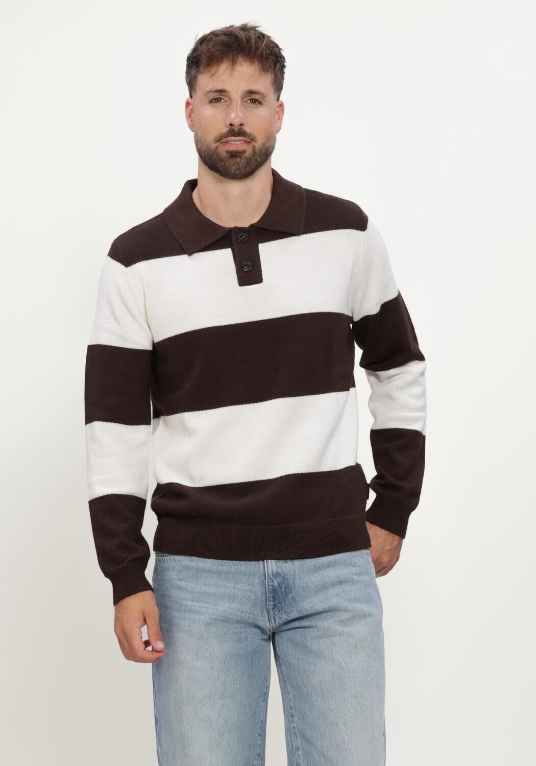Braune SAINT STEVE Pullover DOMINIQUE - large