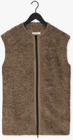 Braune CO'COUTURE Gilet VERONIC FUR