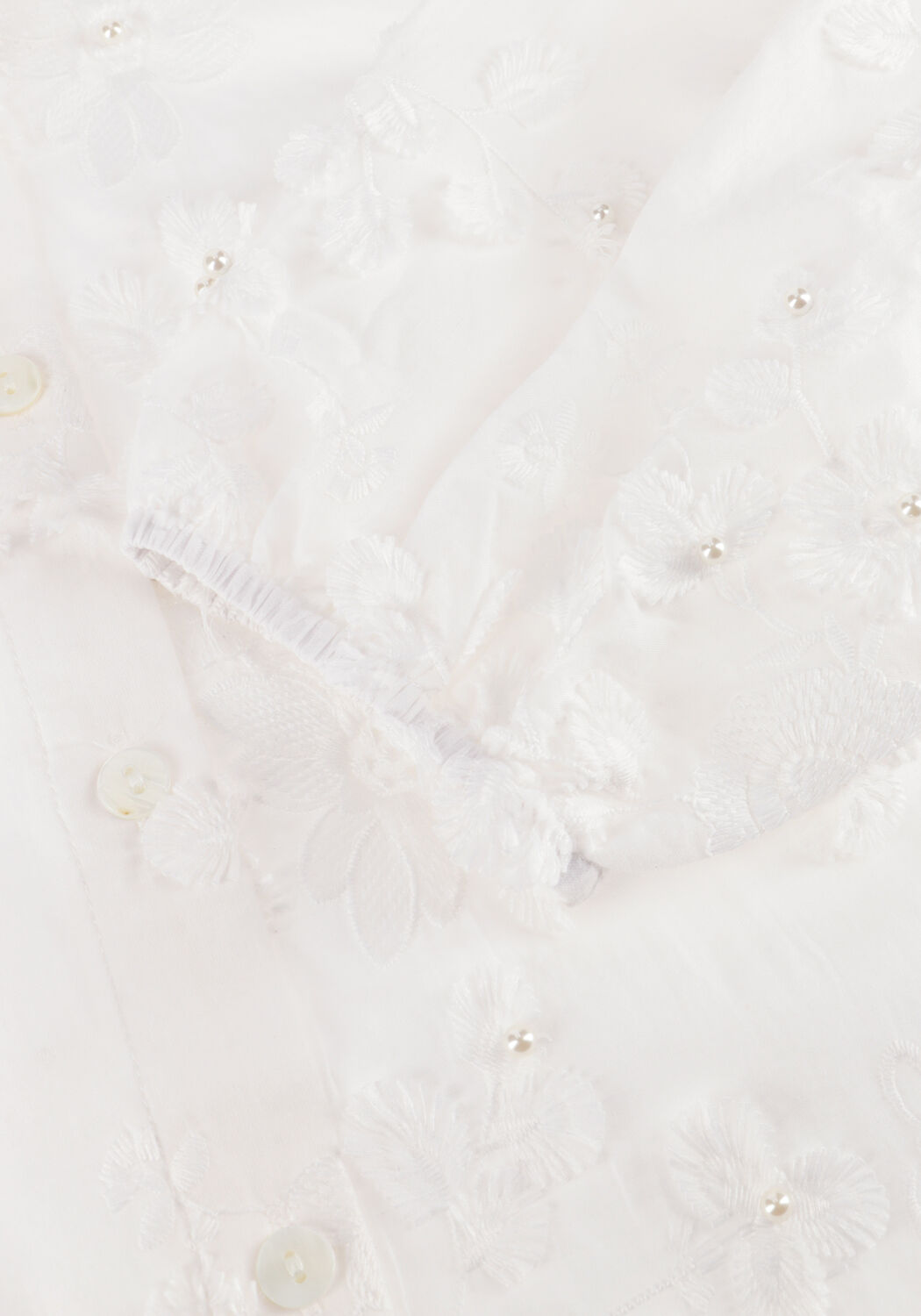 Wei&szlig;e AAIKO Blusen LIEN BEADS CO 522 - large