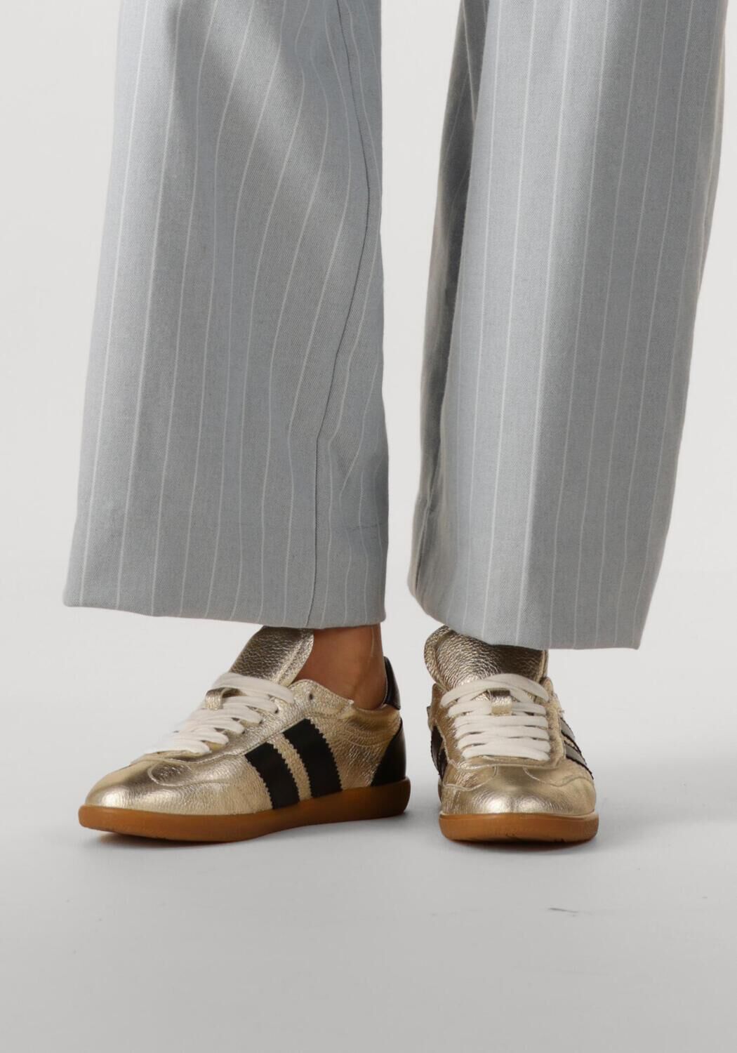 Goldfarbene STEFANO LAURAN Sneaker Low 1WHITE101 - large