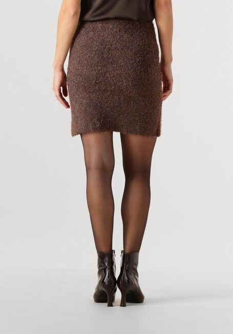 Braune Y.A.S. Minirock YASPLYRA HW KNIT SKIRT - large