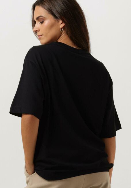 Schwarze REFINED DEPARTMENT T-shirt BRUNA - large