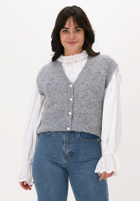 Hellgrau JUST FEMALE Spencer FINE VEST - large
