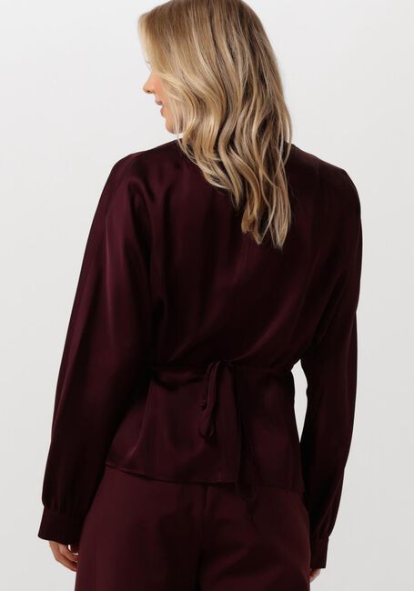 Rote VANILIA Blusen WRAP LOOSE BLOUSE - large