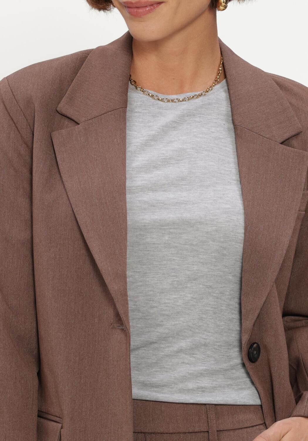 Braune OBJECT Blazer OBJLISA LO BLAZER NOOS - large