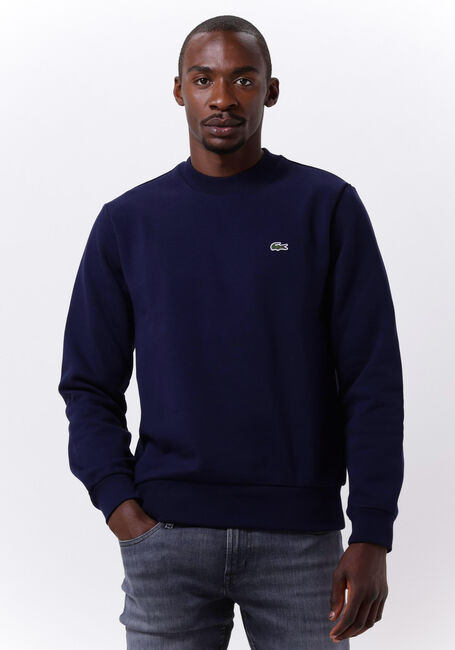Dunkelblau LACOSTE Sweatshirt CLASSIC FIT BRUSHED FLEECE SWEATSHIRT - large