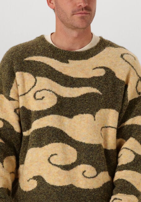 Mehrfarbige/Bunte WOODBIRD Pullover WBKURT CLOUD CREW - large