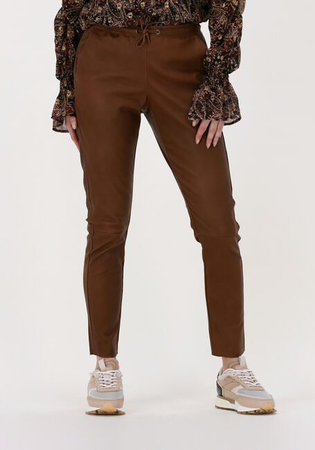 Cognacfarbene GOOSECRAFT Hose GC AMY LOVE PANTS - large