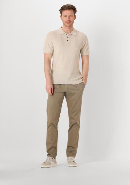 Beige PROFUOMO Polo-Shirt POLO SHORT SLEEVE - large