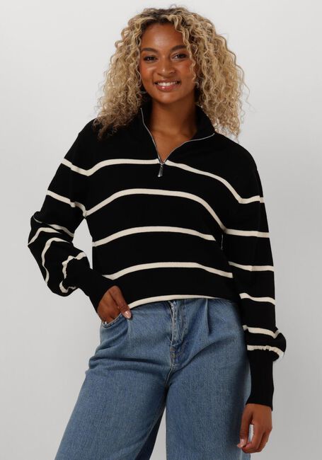 Schwarze Y.A.S. Pullover YASSHANTI LS KNIT PULLOVER - large