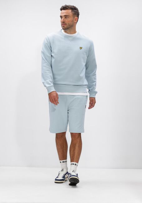 Hellblau LYLE & SCOTT Kurze Hose PLAIN SWEATSHORT - large
