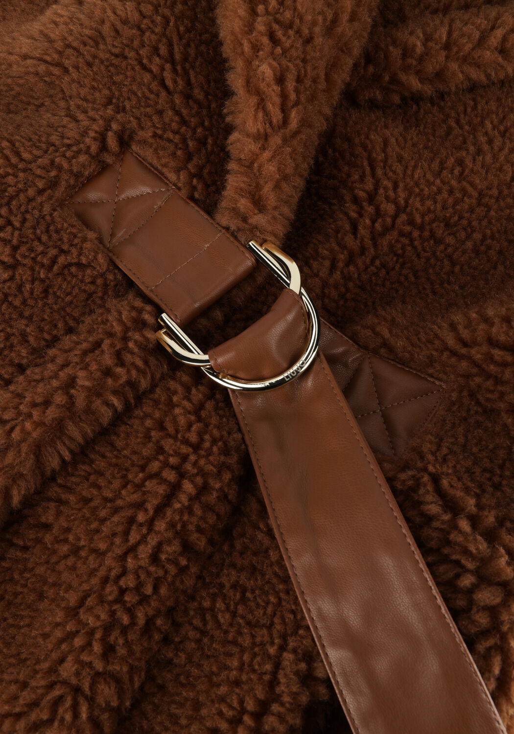 Camelfarbene LIU JO Gilet GILET TS. TEDDY - large