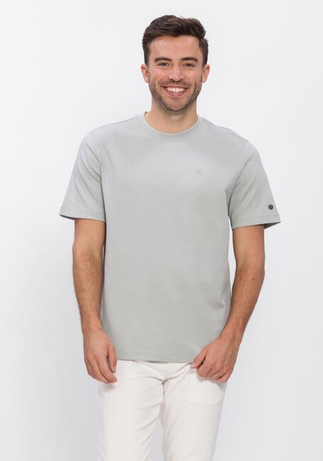 Hellblau CAST IRON T-shirt REGULAR FIT INTERLOCK - large