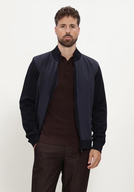 Dunkelblau GENTI Strickjacke HYBRID - large