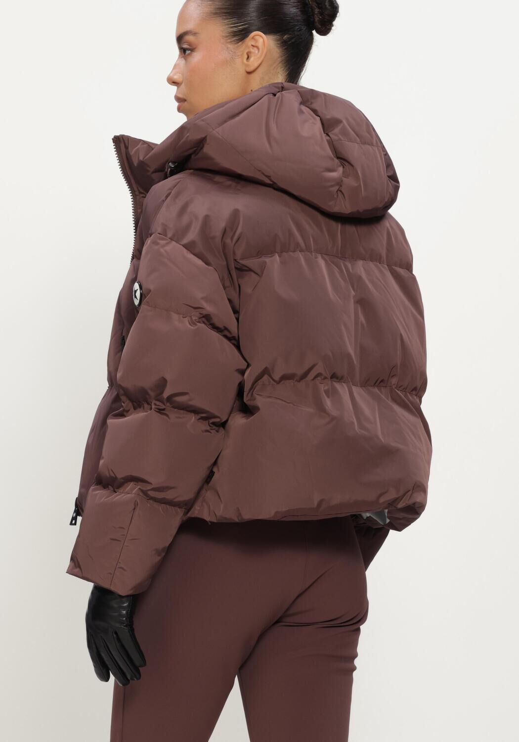 Braune AIRFORCE Wattierte Jack SUN PEAKS JACKET - large