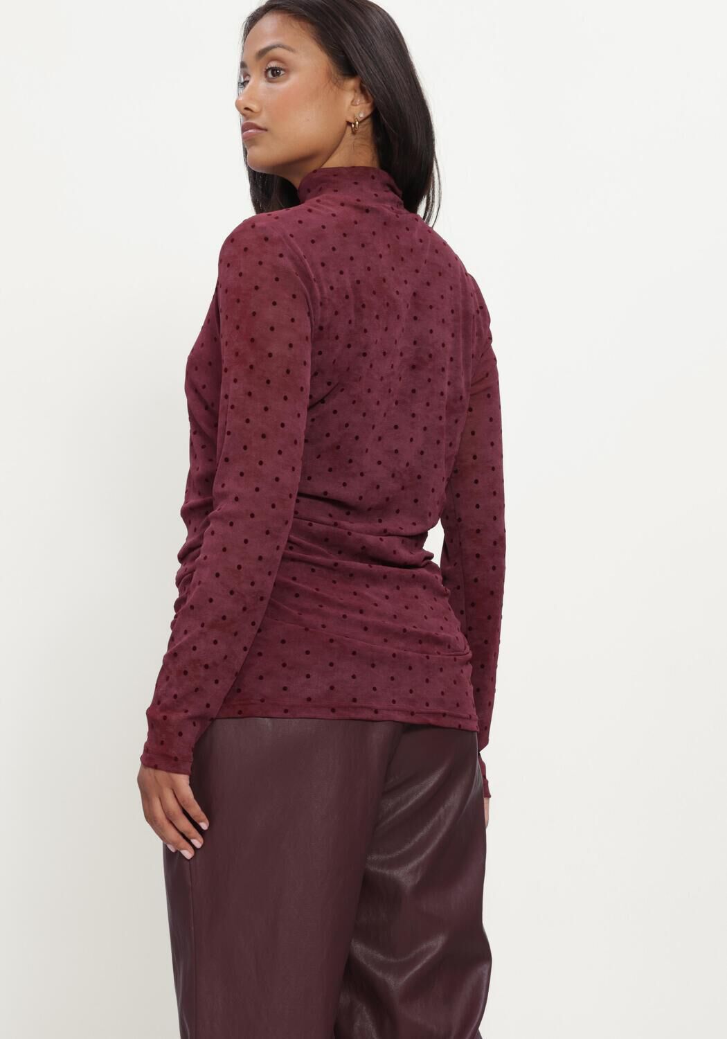 Rote NUKUS Tops & T-shirts GRACIE TOP DOTS - large