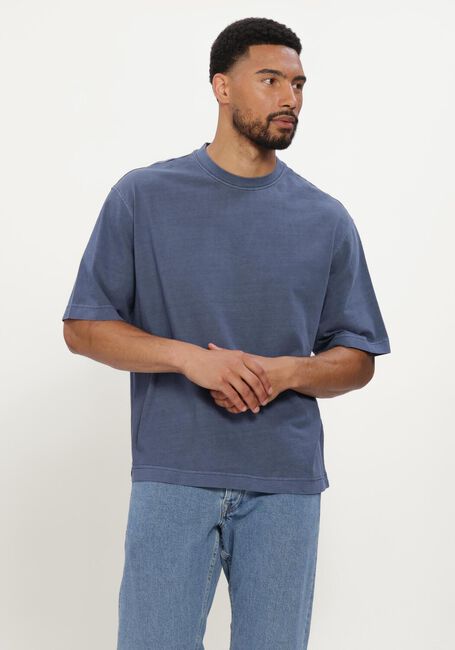 Blaue SELECTED MEN T-shirt SLHBOXYCORY SS O-NECK TEE - large