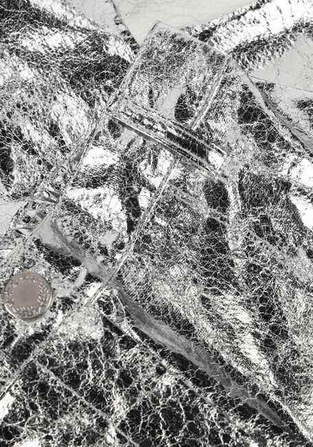 Silberne YOUR WISHES Wide jeans SPACE WIDE LEG PANTS - large