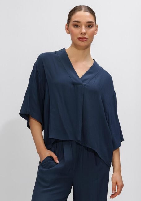 Blaue BY-BAR Tops & T-shirts OWEN VISCOSE BLOUSE - large