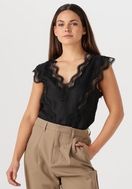 Schwarze COPENHAGEN MUSE Top NATULI TOP - large