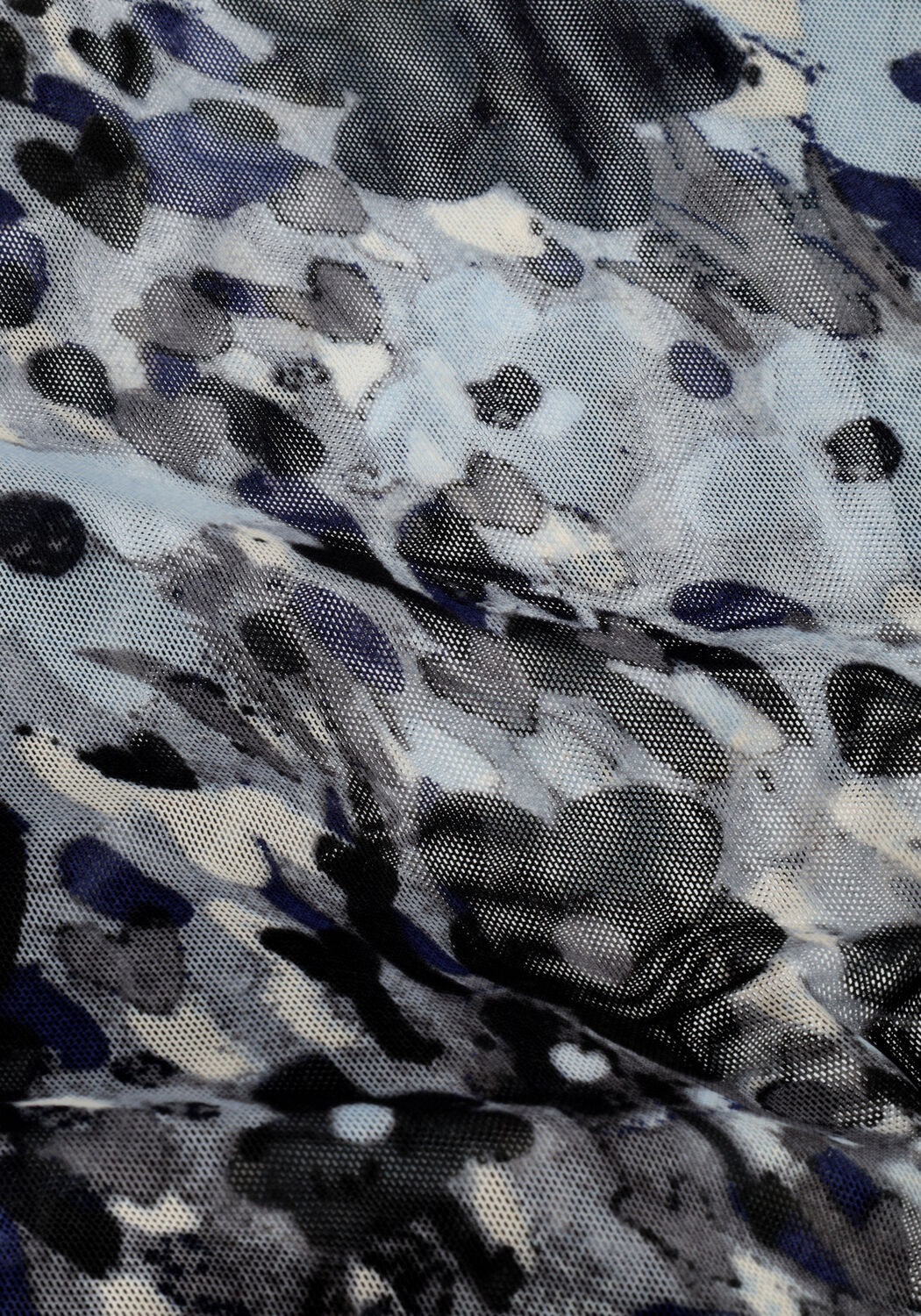 Blaue FABIENNE CHAPOT Midikleid NATASJA MESH DRESS - large