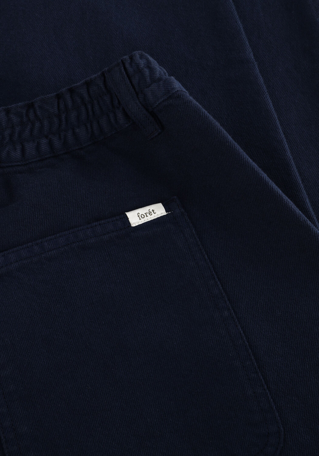 Dunkelblau FOR&Eacute;T Chino CLAY TWILL PANTS - large