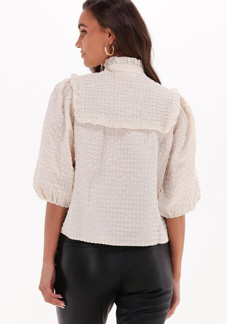 Ecru SELECTED FEMME Blusen CORY 3/4 SMOCK TOP B - large