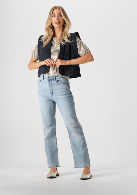 Ecru BY-BAR Top NEVA SMALL STRIPE TOP - large