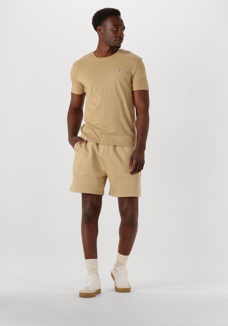Beige TOMMY JEANS T-shirt TJM XSLIM JASPE HTR TEE EXT - large