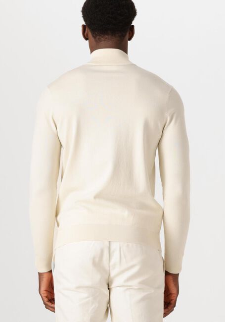 Ecru PROFUOMO Pullover HALF ZIP LUXURY BASIC - large