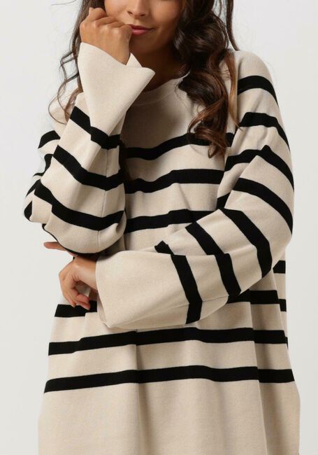 Beige OBJECT Pullover OBJESTER LS KNIT TOP - large