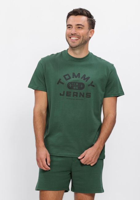 Dunkelgr&uuml;n TOMMY JEANS T-shirt TJM REG TJ GYM SS TEE EXT - large