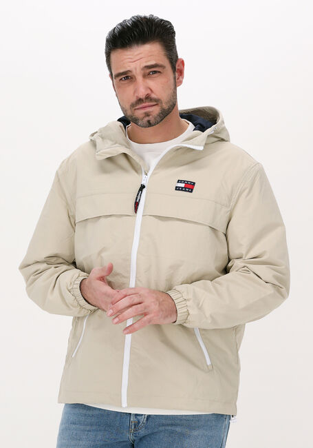 Beige TOMMY JEANS Jack TJM CHICAGO WINDBREAKER - large