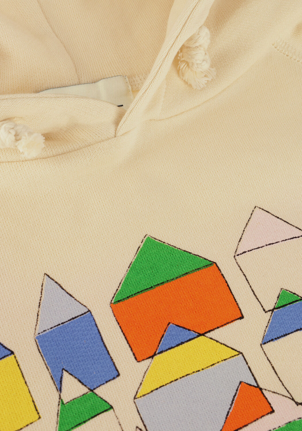 Nicht-gerade weiss WANDER & WONDER Pullover HOUSES HOODIE - large