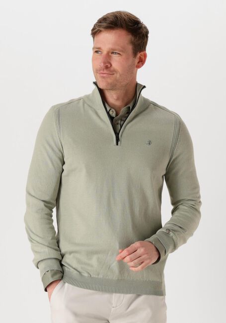 Grüne CAST IRON Pullover HALF ZIP COLLAR COTTON STRETCH - large