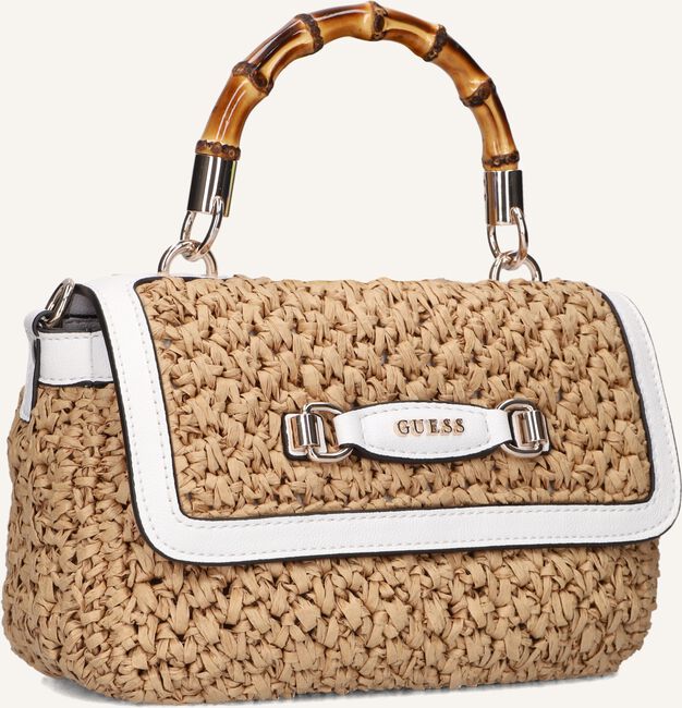 Weiße GUESS Handtasche SIRIA TOP HANDLE FLAP Omoda