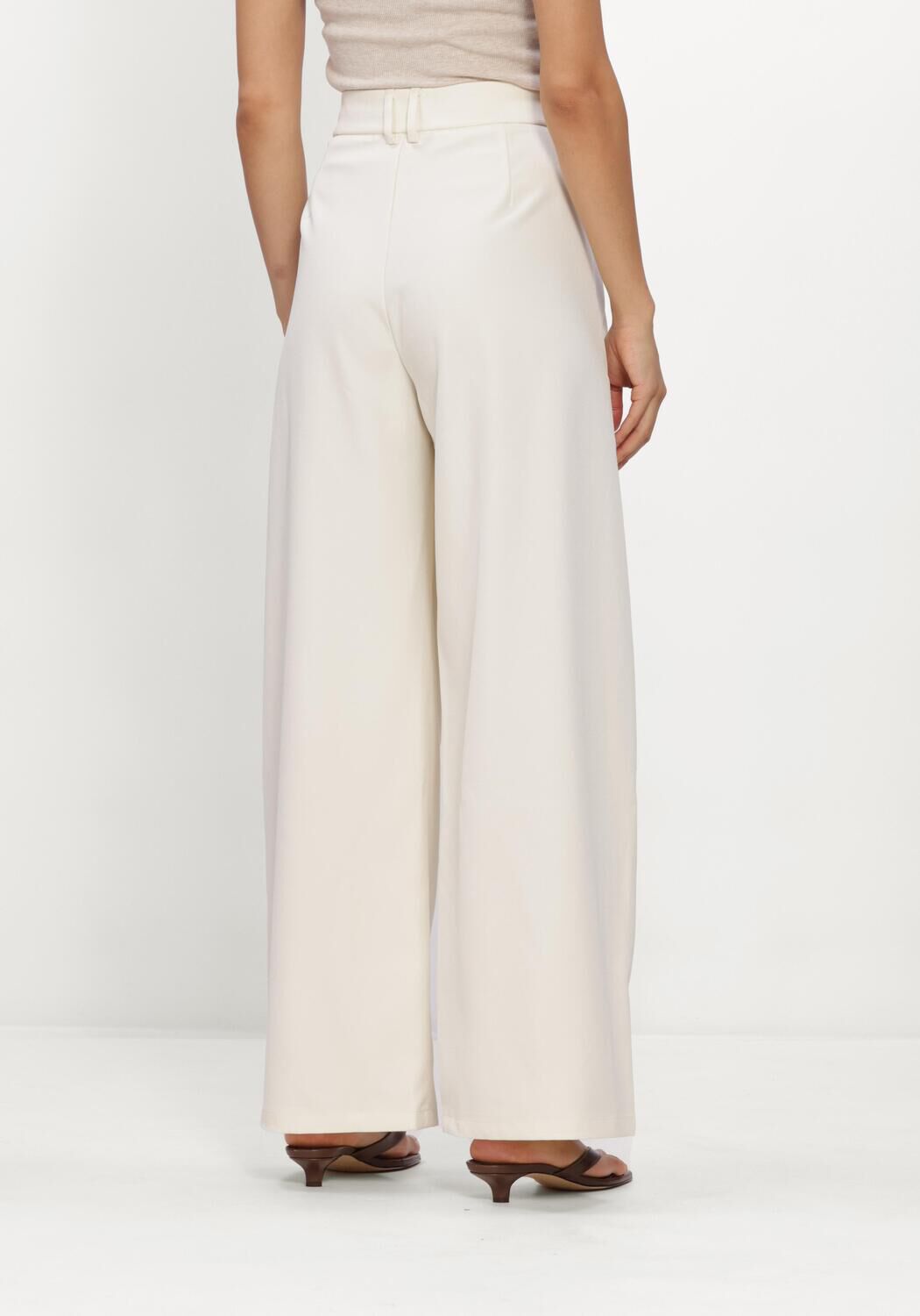 Ecru NEO NOIR Weite Hose MASSIE STRUCTURE PANTS - large