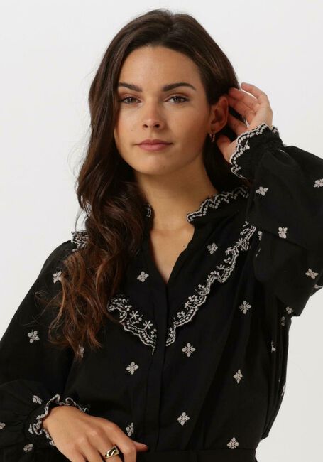 Schwarze NEO NOIR Blusen DEGAS BLOUSE - large