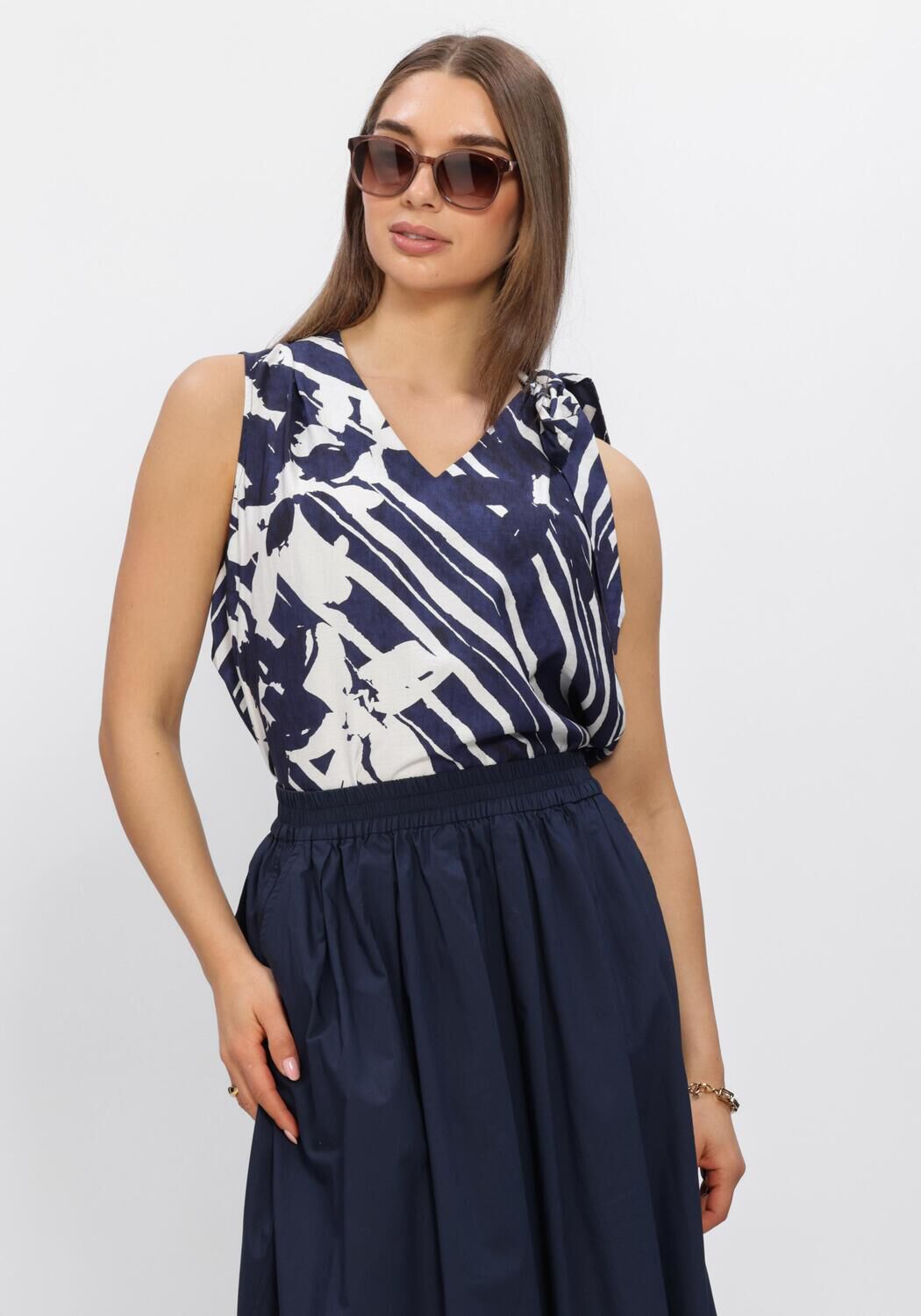 Blaue CAROLINE BISS Top 1673 - large