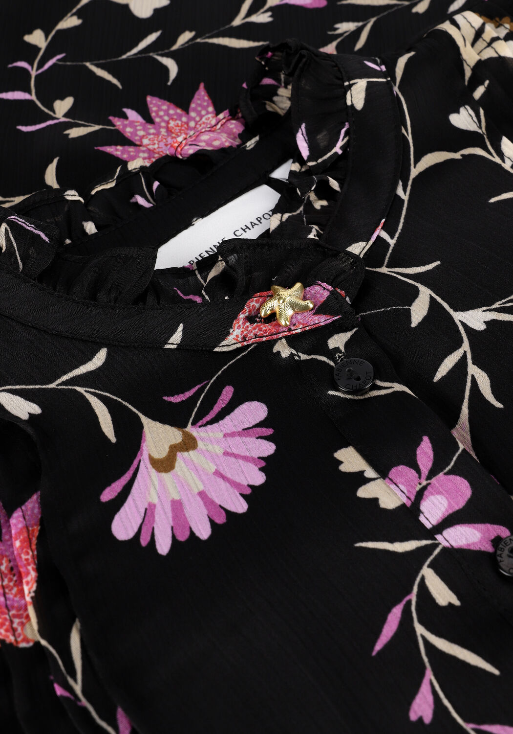 Schwarze FABIENNE CHAPOT Midikleid MARINA DRESS - large