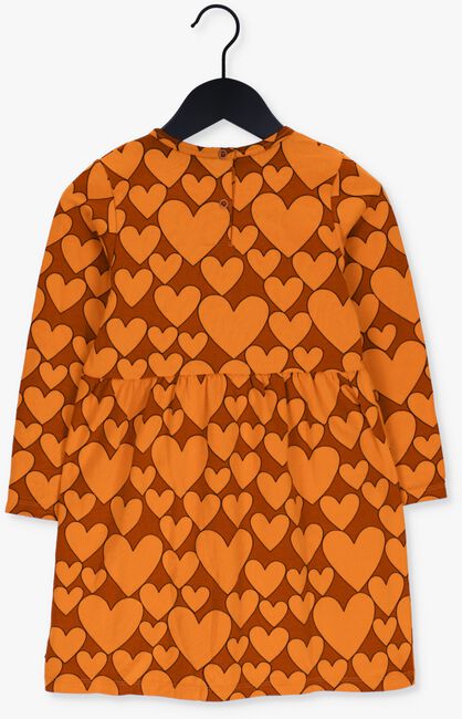 Orangene CARLIJNQ Minikleid HEARTS - SKATERDRESS - large