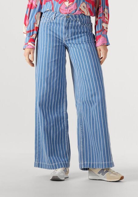 Blaue POM AMSTERDAM Jeans JEANS DENIM STRIPES BLUE - large
