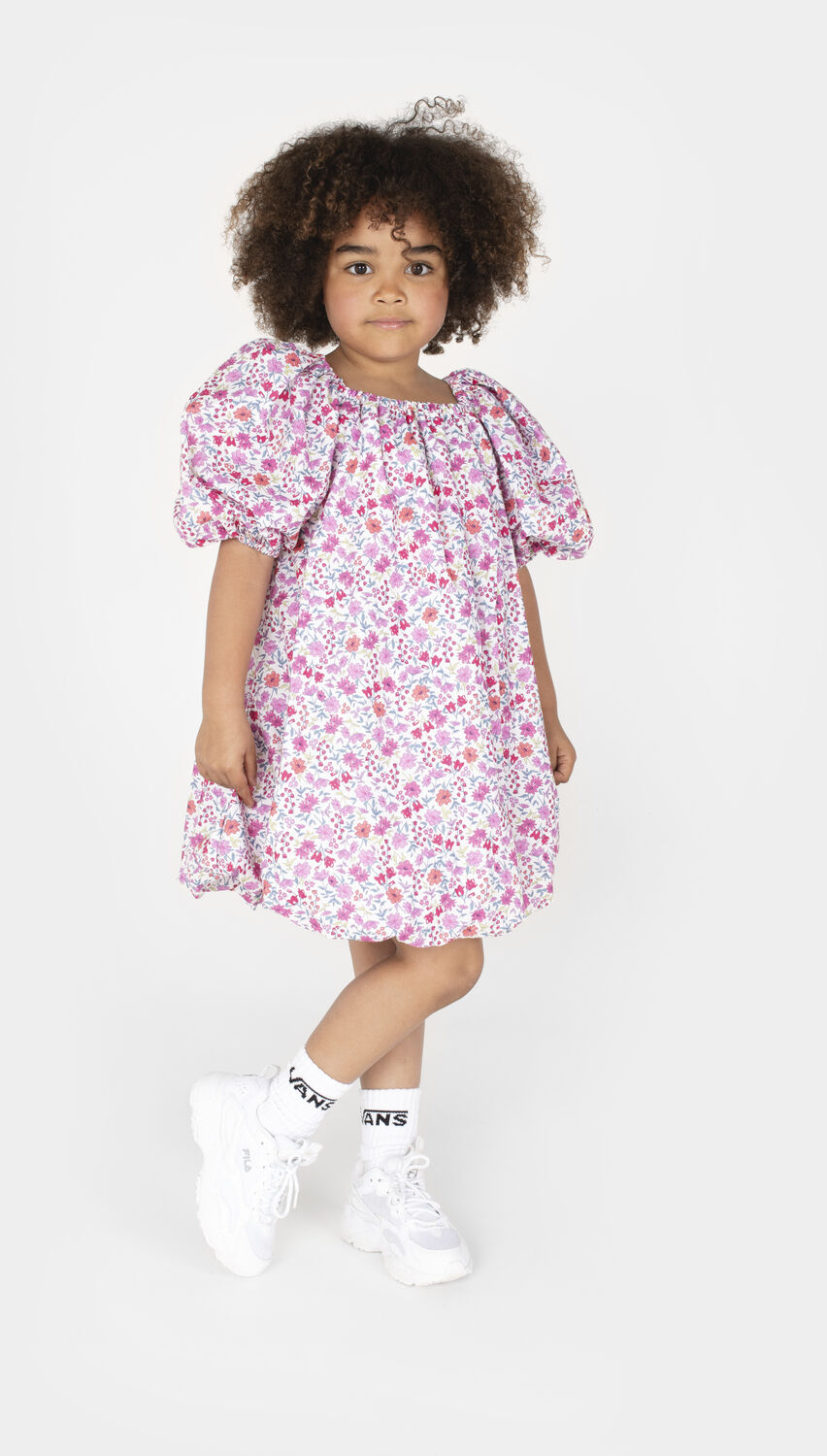 Rosane Salty Stitch Minikleid BALLON JURK - FLOWER - large