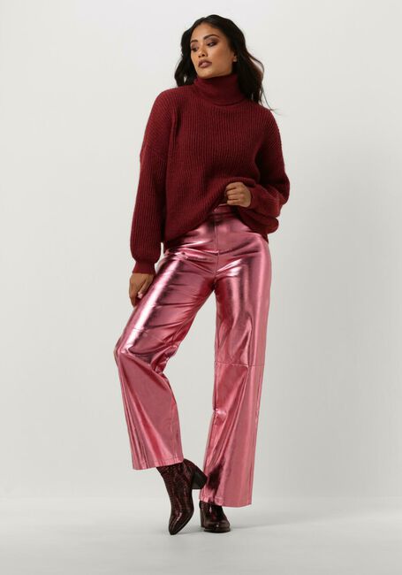 Bordeaux YDENCE Rollkragenpullover KNITTED SWEATER KARLIJN - large