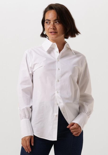 Weiße VANILIA Blusen CLASSIC POPLIN BLOUSE - large