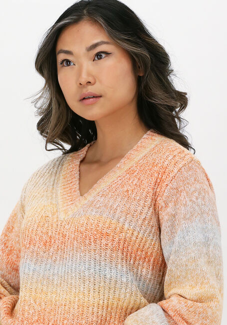 Mehrfarbige/Bunte SCOTCH & SODA Pullover V NECK GRADIENT SWEATER - large