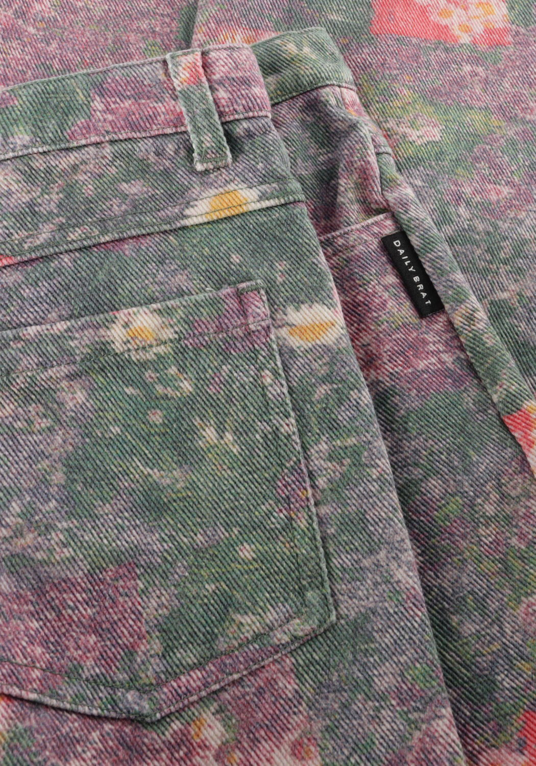 Mehrfarbige/Bunte DAILY BRAT Straight leg jeans CHEECKY FLOWER JEANS - large