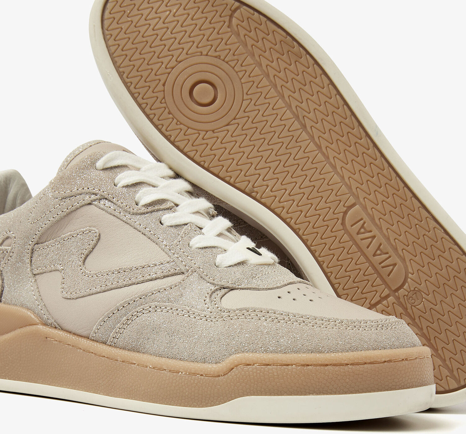 Beige VIA VAI Sneaker Low SAM LEVI - large