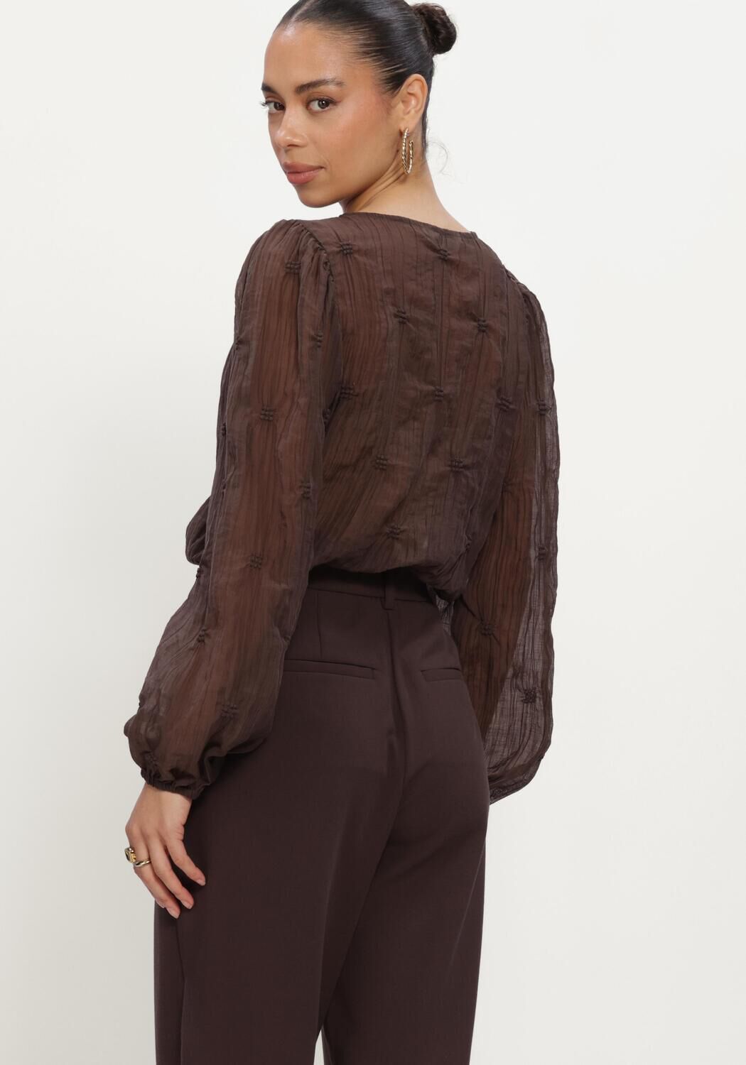 Braune MSCH COPENHAGEN Top MSCHCAROLINA TOP - large