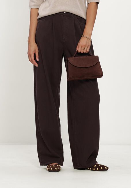 Braune KNIT-TED Hosen CHARLY PANTS - large